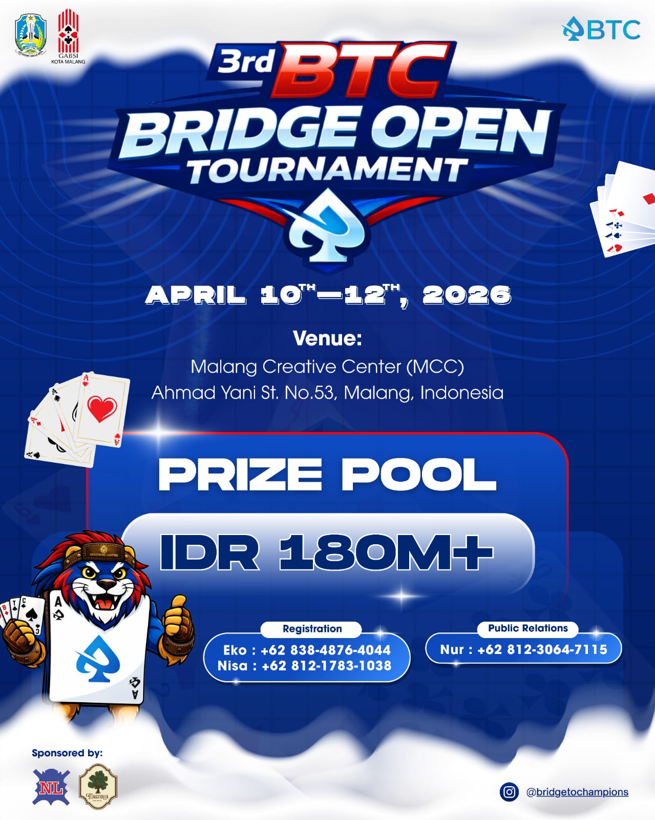 3ʳᵈ BTC Bridge Open Tournament 2026